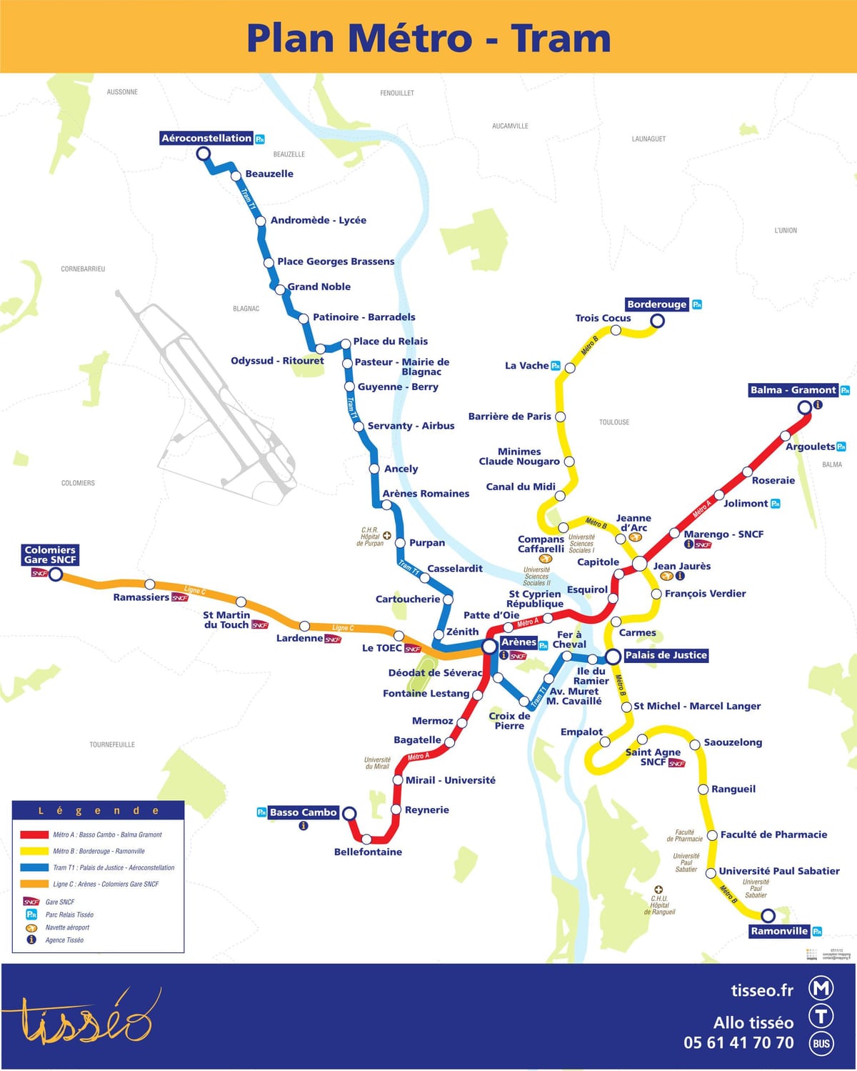 Toulouse metro χάρτης pdf